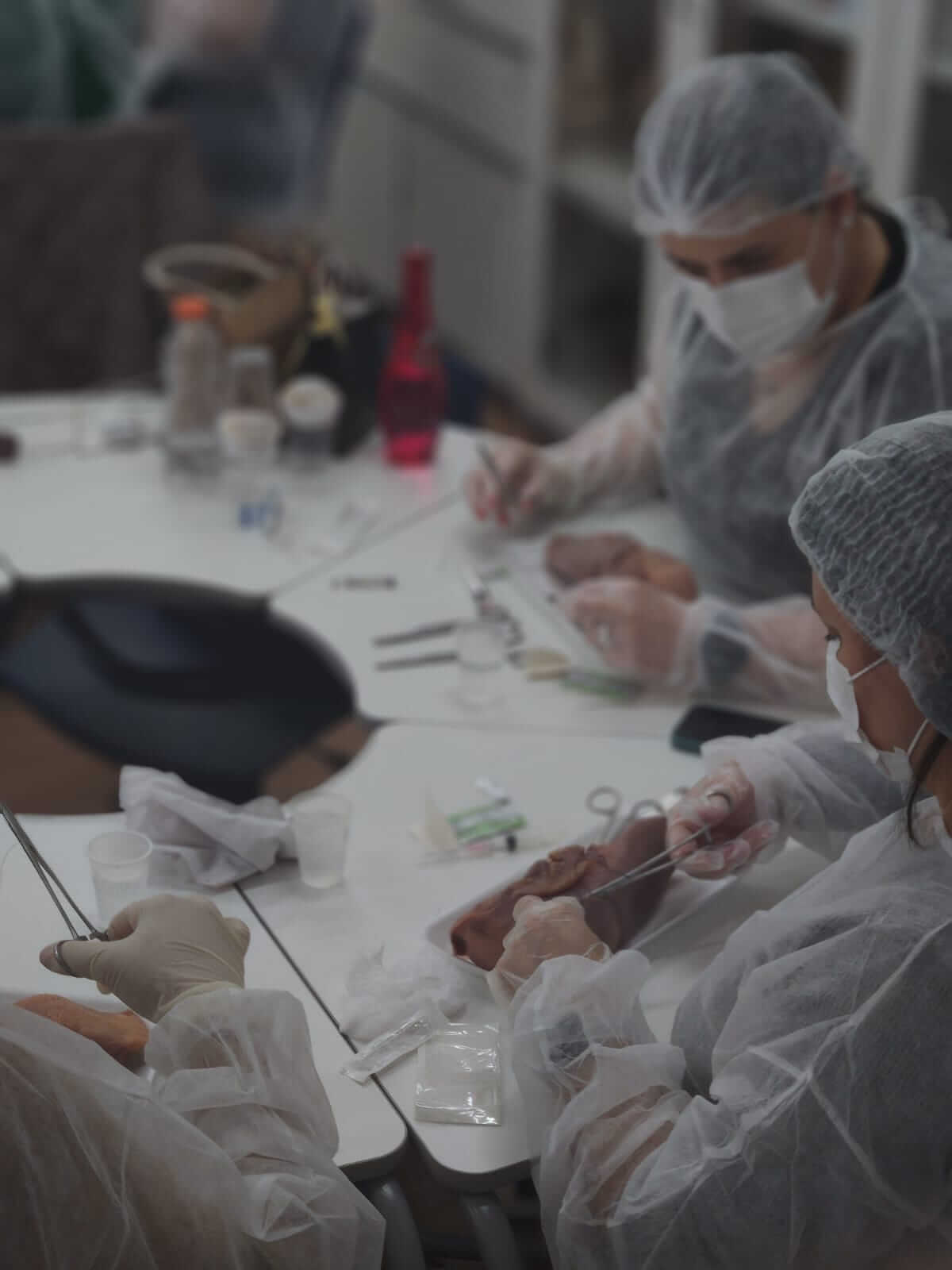 Pós em Estomaterapia em Juiz de Fora | Prática com Desbridamento e Sutura no IESPE